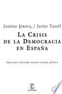 La crisis de la democracia en España