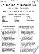 La Dama Melindrosa. Comedia Famosa