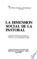 La dimensión social de la pastoral