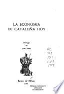 La economía de Cataluña hoy