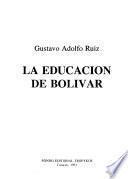 La educación de Bolívar