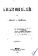 La educacion moral de la mujer