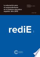 La educación para el emprendimiento en el sistema educativo español. Año 2015