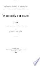 La educación y el delito
