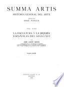 La escultura y la rejería españolas del siglo XVI