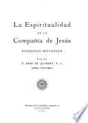 La espiritualidad de la Companía de Jesús