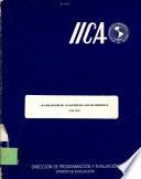 La Evaluacion de la Accion del IICA en Venezuela