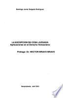 La excepción de cosa juzgada