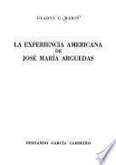 La experiencia americana de José María Arguedas