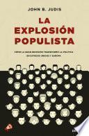 La explosión populista