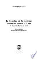 La fe andina en la escritura