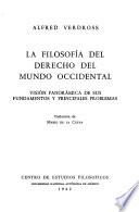 La filosofía del derecho del mundo occidental