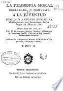 La filosofia moral, declarada y propuesta a la juventud