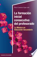 La formación inicial consecutiva del profesorado