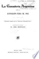 La ganadería argentina según la exposición-feria de 1903 ...