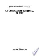 La generación cusqueña de 1927