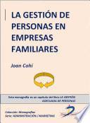 La gestión de personas en empresas familiares