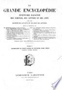 La grande encyclopédie