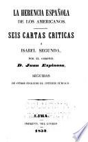 La herencia española de los Americanos