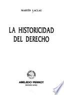La historicidad del derecho