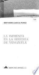 La imprenta en la historia de Venezuela