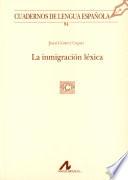 La inmigración léxica