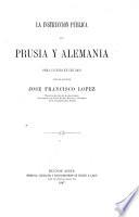 La instrucción pública en Prusia y Alemania