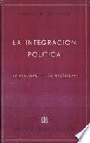 La integración política