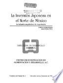 La inversión japonesa en el norte de México