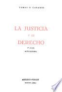 La justicia y el derecho