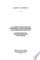 La labor investigadora de Florentino Castro Guisasola