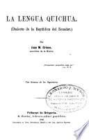 La lengua quichua