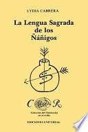 La lengua sagrada de los ñáñigos