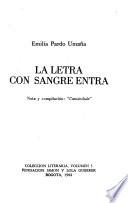 La letra con sangre entra