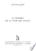 La leyenda de la flor del ilolay
