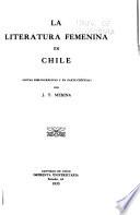 La literatura femenina en Chile