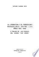 La literatura y el periodismo mendocinos entre los años 1915-1940