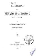 La medicina en el reinado de Alfonso V de Aragón