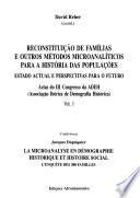 La microanalyse en demographie historique et histoire social : l'enquete des 300 familles