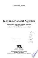La música nacional argentina