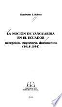 La noción de vanguardia en el Ecuador