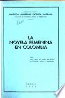 La novela femenina en Colombia