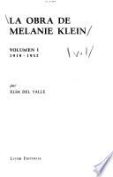La obra de Melanie Klein: 1919-1932