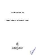 La obra literaria de Carlos de la Rica