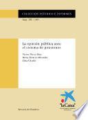La Opinión pública ante el sistema de pensiones