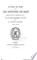 La Pléiade franc̜oise: Du Bellay, Joachim