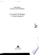 La poesía de Borges y otros ensayos
