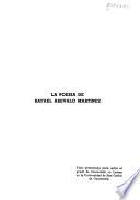 La poesía de Rafael Arévalo Martínez
