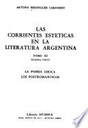 La poesia lirica. Los postromanticos. 2 v