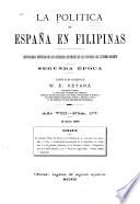 La Política de España en Filipinas